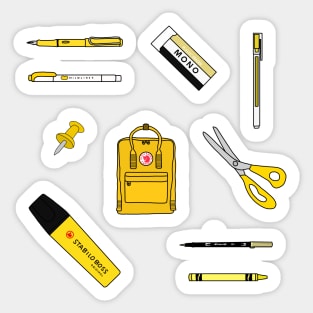 School Supplies - Yellow Sticker